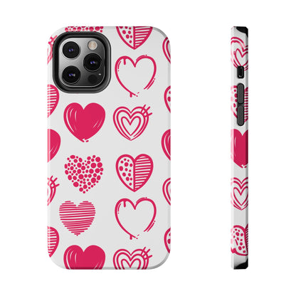 Funky Pink Hearts – iPhone Series Case - BOGO Cases