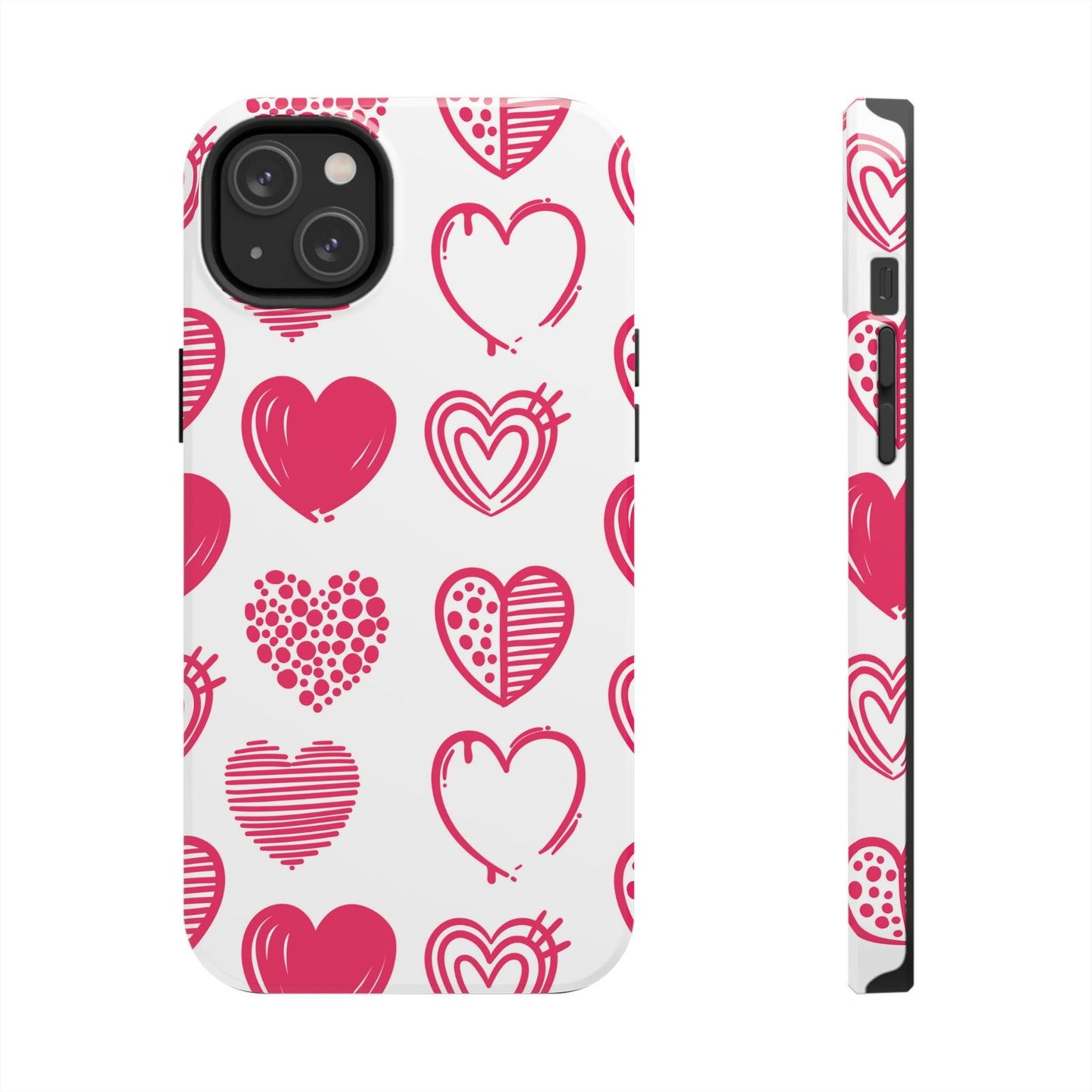 Funky Pink Hearts – iPhone Series Case - BOGO Cases
