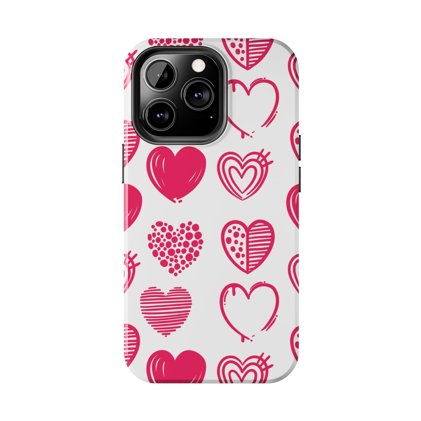 Funky Pink Hearts – iPhone Series Case - BOGO Cases