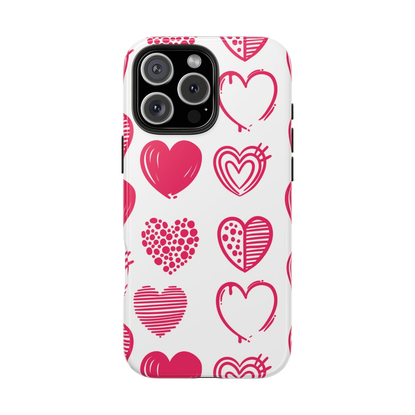 Funky Pink Hearts – iPhone Series Case - BOGO Cases