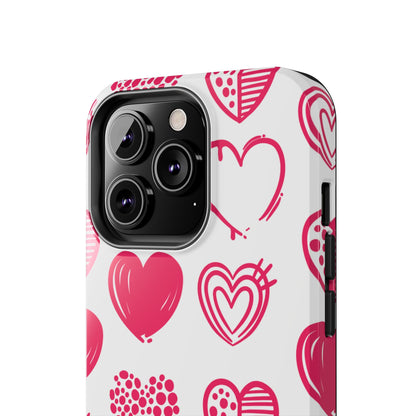 Funky Pink Hearts – iPhone Series Case - BOGO Cases