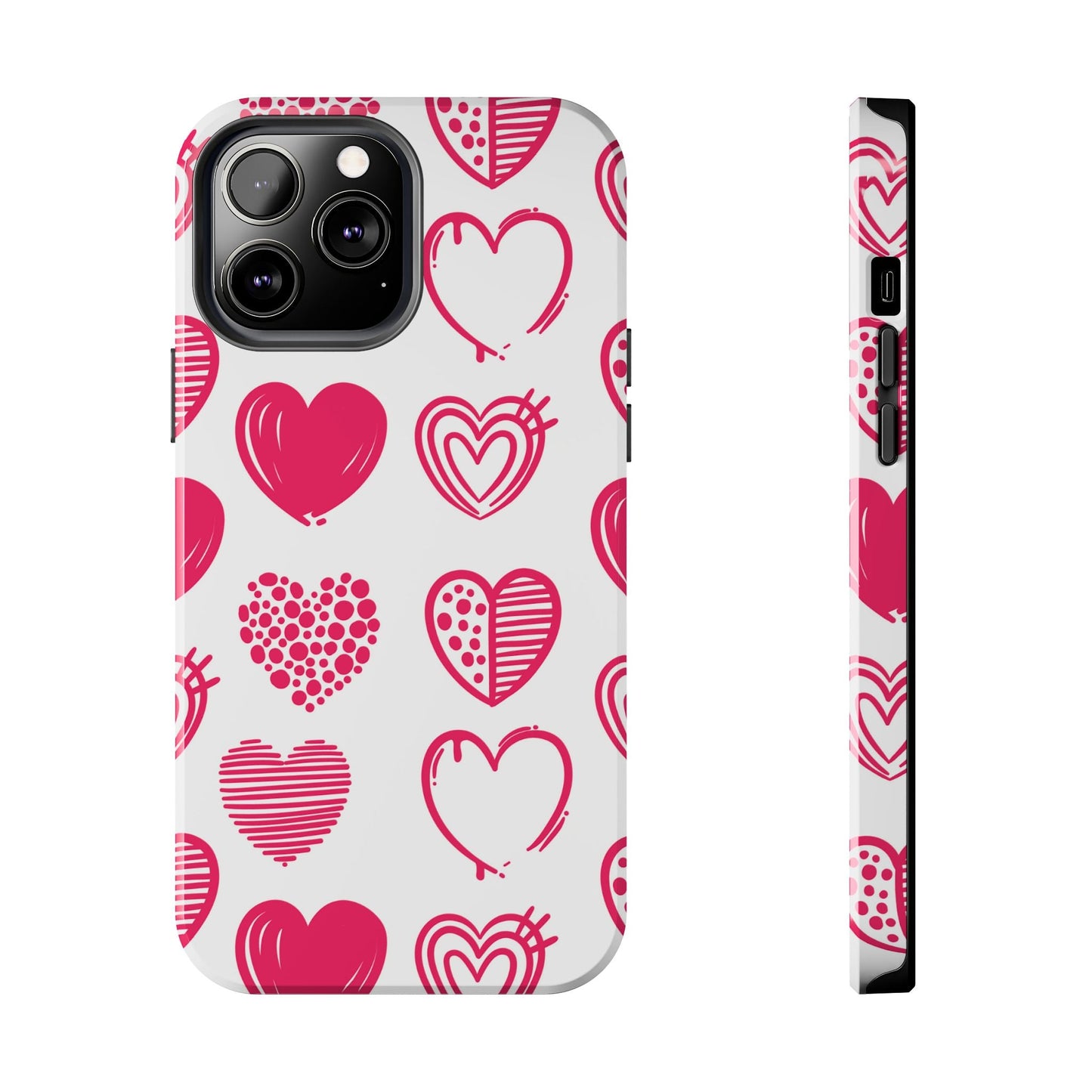 Funky Pink Hearts – iPhone Series Case - BOGO Cases
