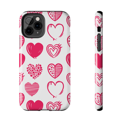 Funky Pink Hearts – iPhone Series Case - BOGO Cases