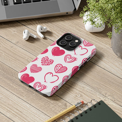 Funky Pink Hearts – iPhone Series Case - BOGO Cases