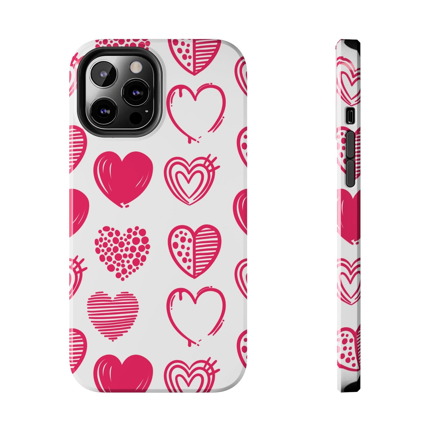 Funky Pink Hearts – iPhone Series Case - BOGO Cases
