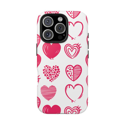 Funky Pink Hearts – iPhone Series Case - BOGO Cases