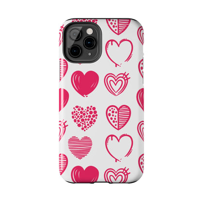 Funky Pink Hearts – iPhone Series Case - BOGO Cases