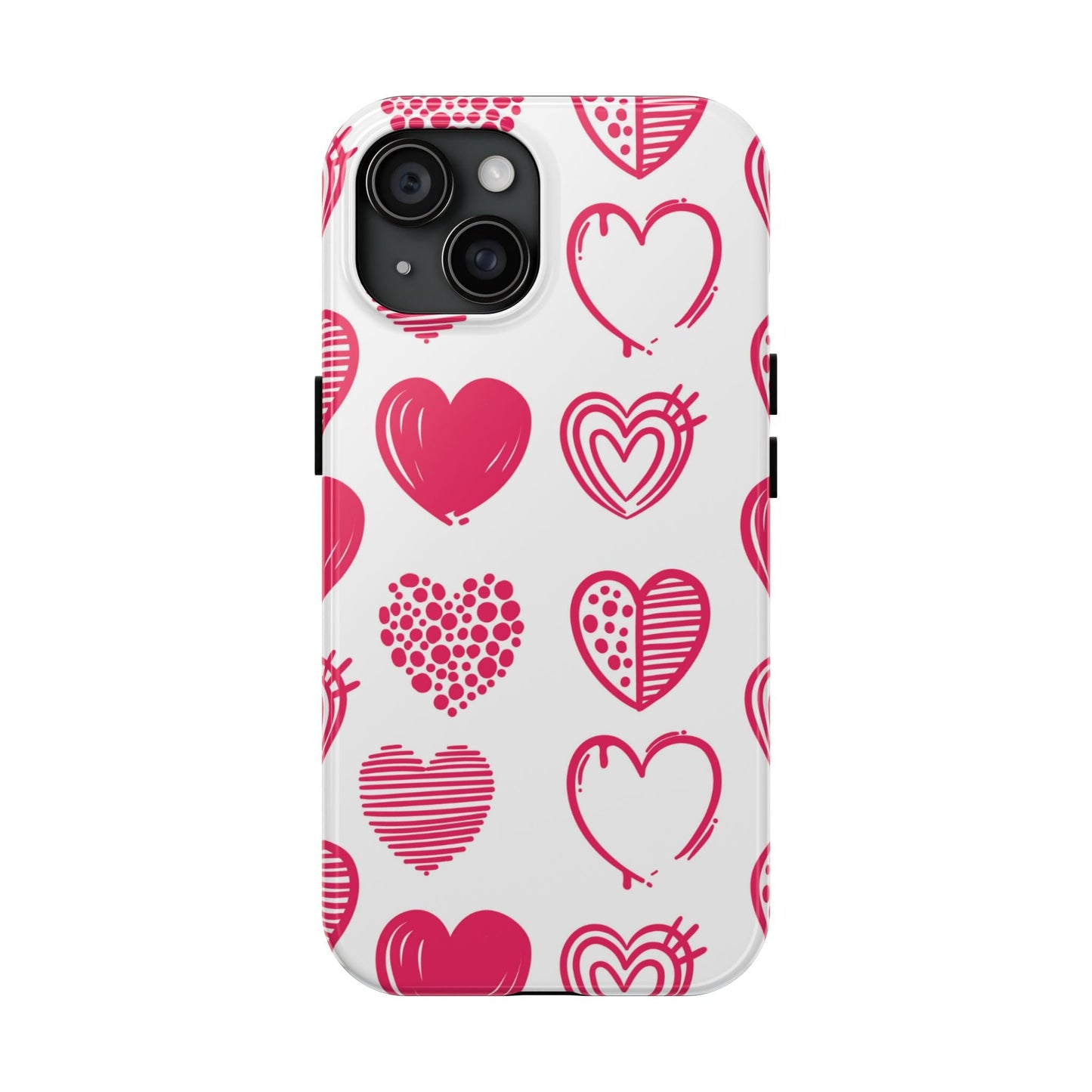 Funky Pink Hearts – iPhone Series Case - BOGO Cases