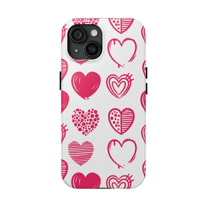 Funky Pink Hearts – iPhone Series Case - BOGO Cases