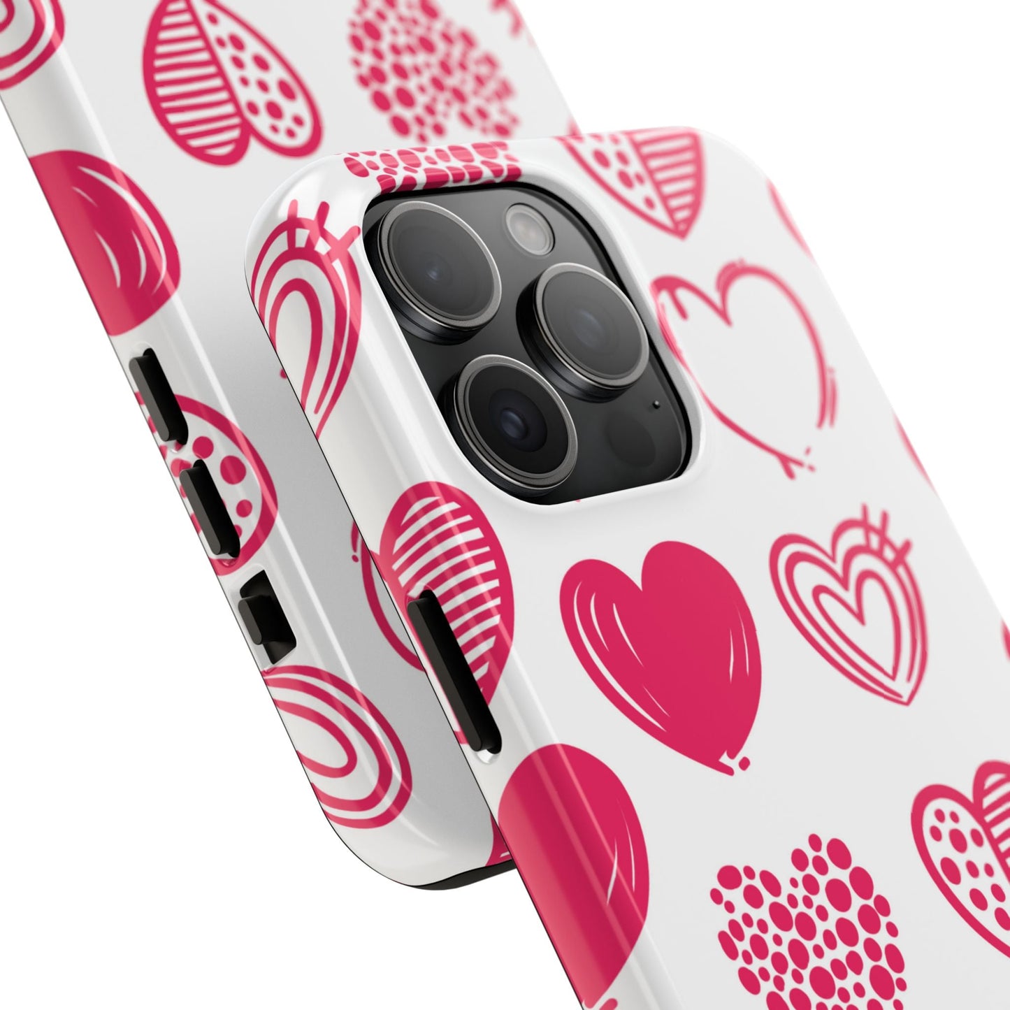 Funky Pink Hearts – iPhone Series Case - BOGO Cases