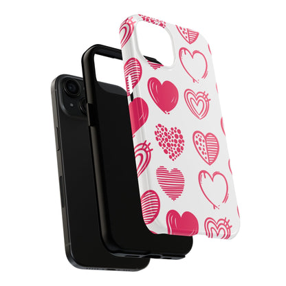 Funky Pink Hearts – iPhone Series Case - BOGO Cases
