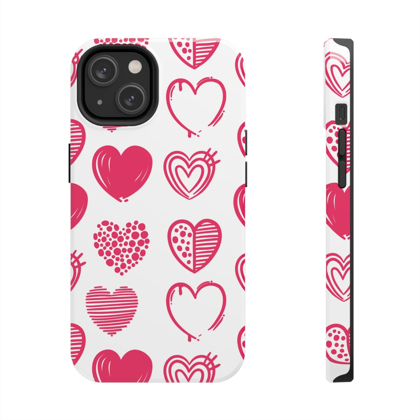 Funky Pink Hearts – iPhone Series Case - BOGO Cases