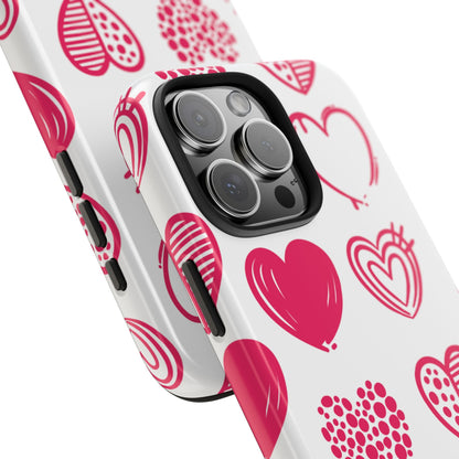 Funky Pink Hearts – iPhone Series Case - BOGO Cases