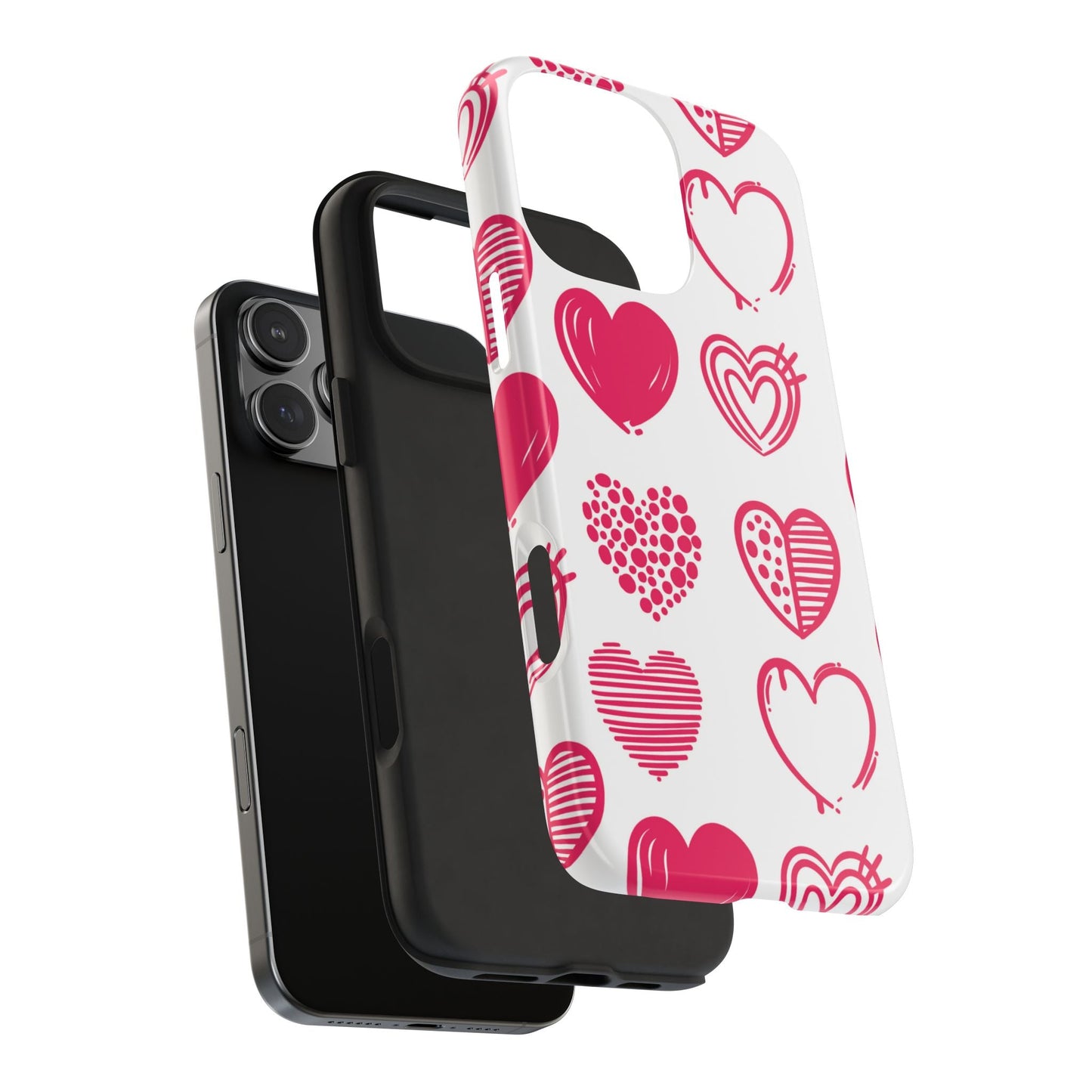 Funky Pink Hearts – iPhone Series Case - BOGO Cases