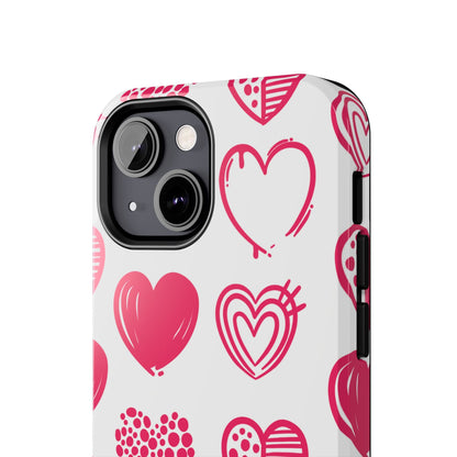 Funky Pink Hearts – iPhone Series Case - BOGO Cases