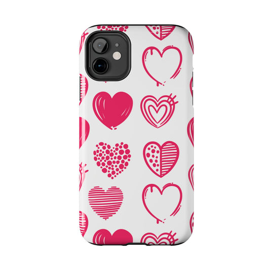 Funky Pink Hearts – iPhone Series Case - BOGO Cases