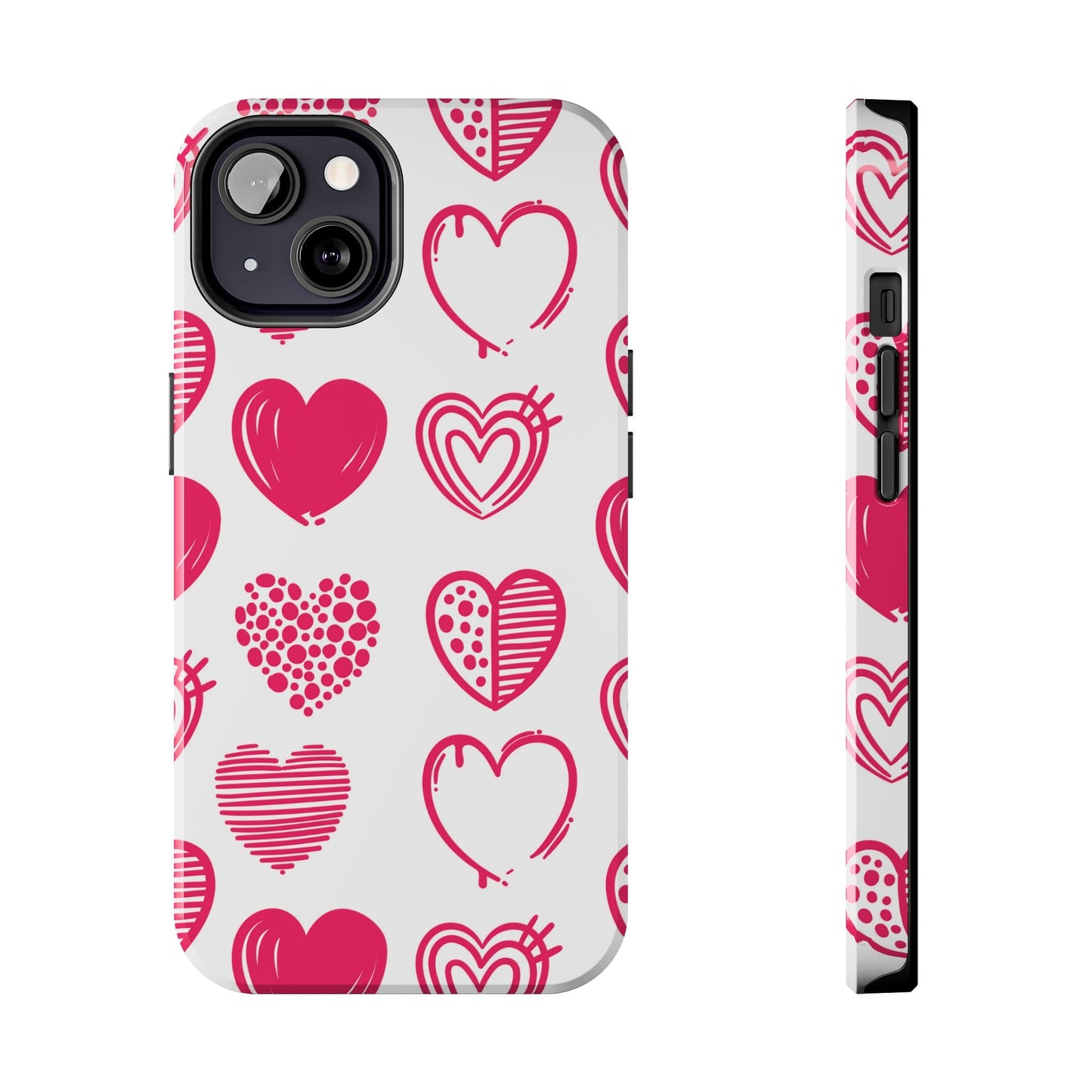 Funky Pink Hearts – iPhone Series Case - BOGO Cases