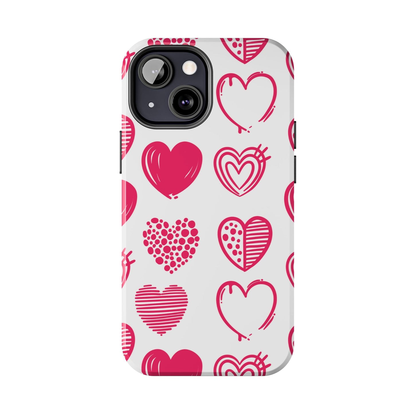 Funky Pink Hearts – iPhone Series Case - BOGO Cases