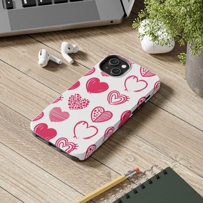 Funky Pink Hearts – iPhone Series Case - BOGO Cases