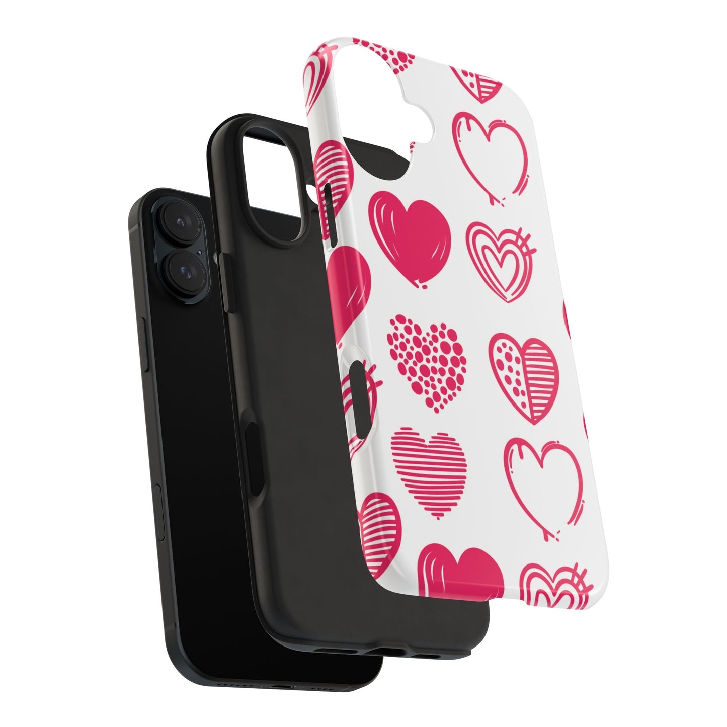 Funky Pink Hearts – iPhone Series Case - BOGO Cases