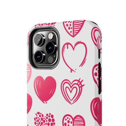 Funky Pink Hearts – iPhone Series Case - BOGO Cases