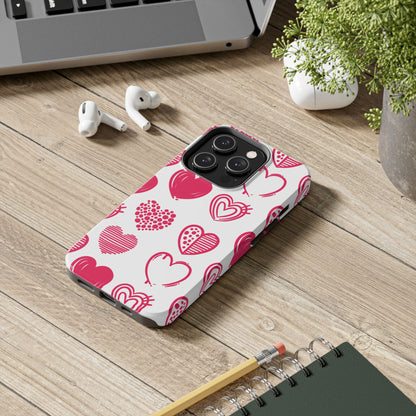 Funky Pink Hearts – iPhone Series Case - BOGO Cases