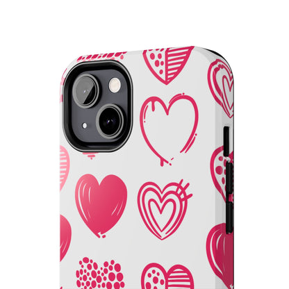 Funky Pink Hearts – iPhone Series Case - BOGO Cases
