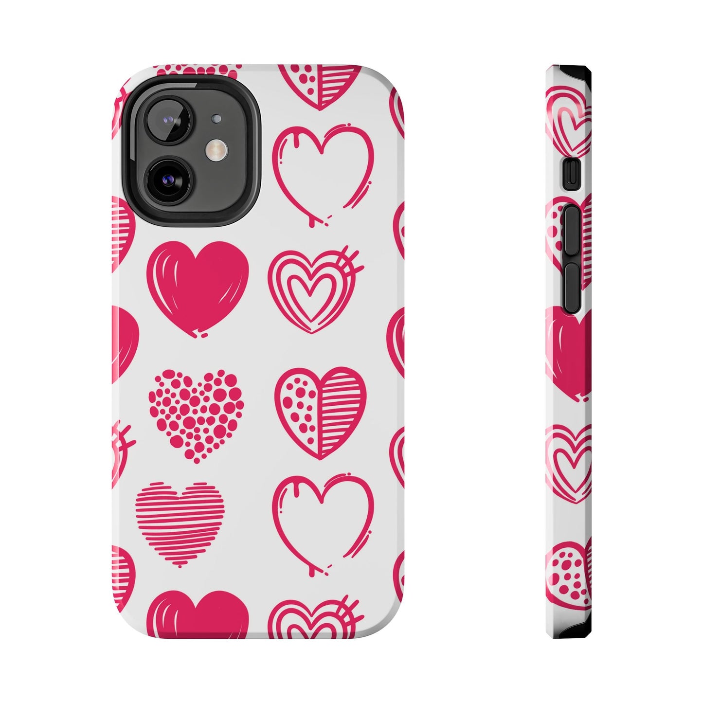 Funky Pink Hearts – iPhone Series Case - BOGO Cases