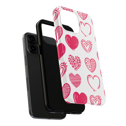 Funky Pink Hearts – iPhone Series Case - BOGO Cases