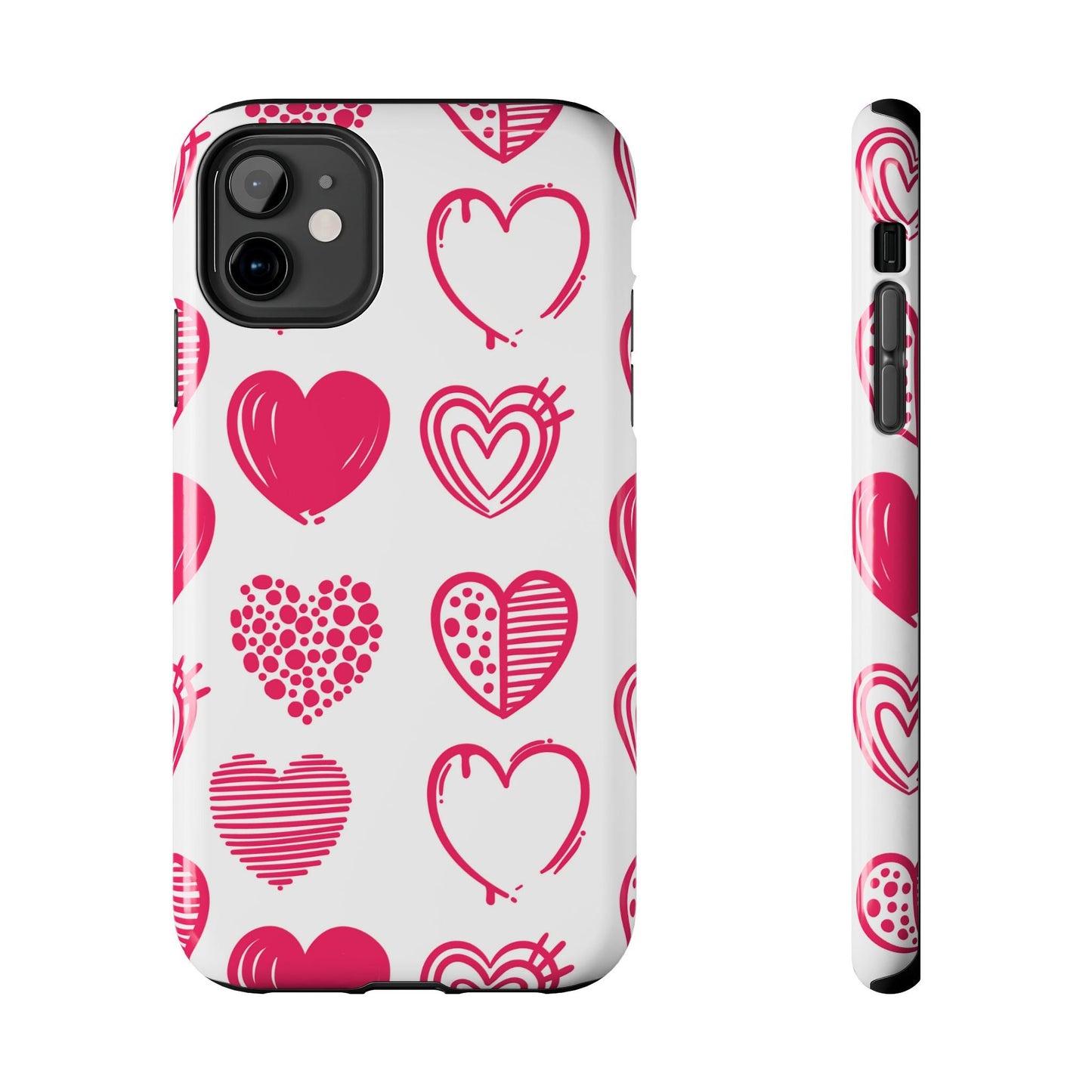 Funky Pink Hearts – iPhone Series Case - BOGO Cases