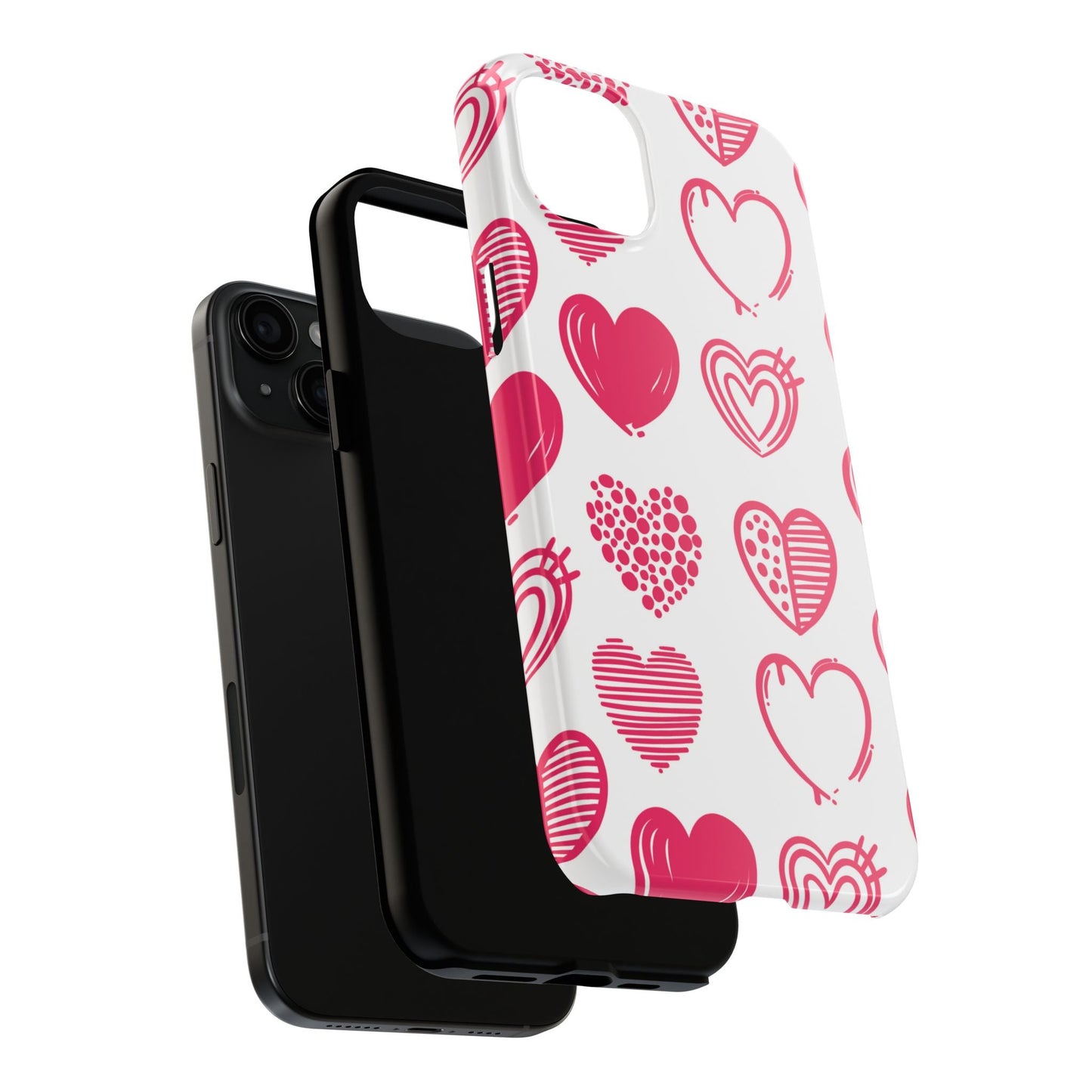 Funky Pink Hearts – iPhone Series Case - BOGO Cases