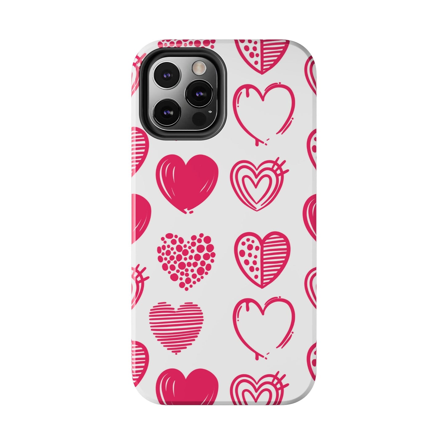 Funky Pink Hearts – iPhone Series Case - BOGO Cases