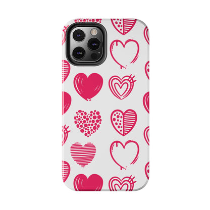 Funky Pink Hearts – iPhone Series Case - BOGO Cases