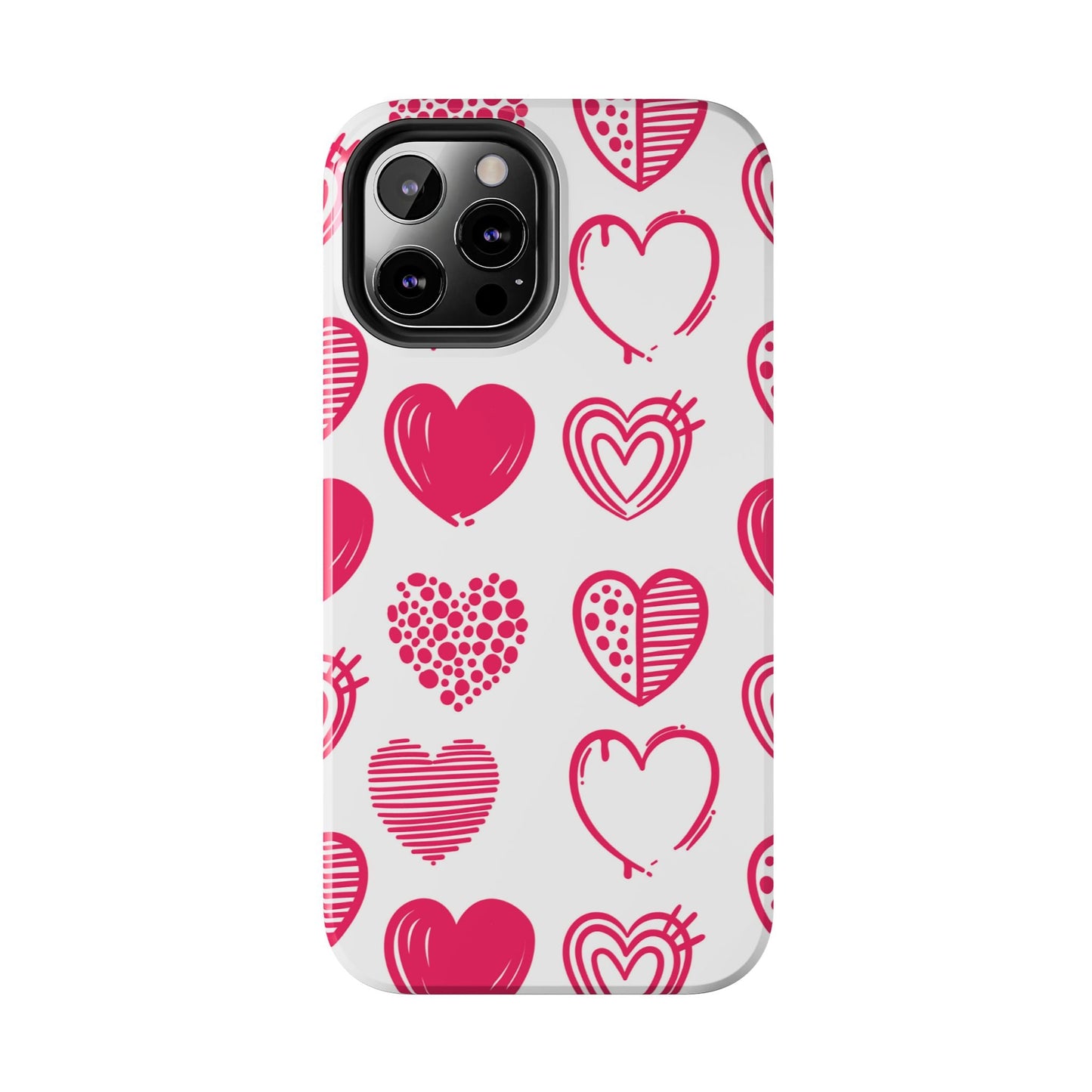 Funky Pink Hearts – iPhone Series Case - BOGO Cases
