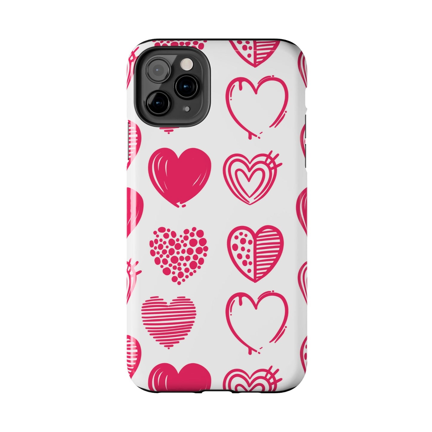 Funky Pink Hearts – iPhone Series Case - BOGO Cases