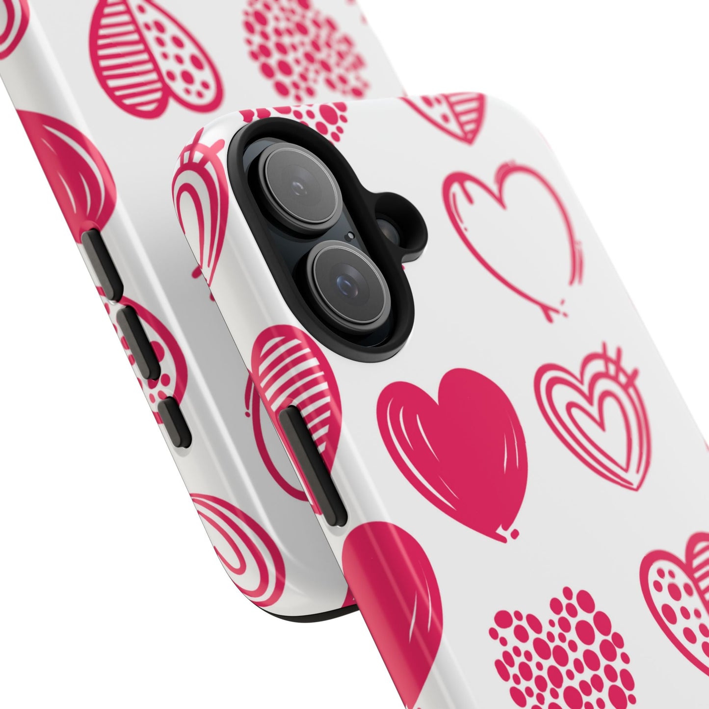 Funky Pink Hearts – iPhone Series Case - BOGO Cases