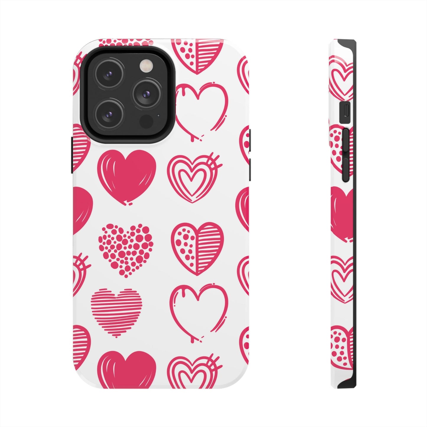 Funky Pink Hearts – iPhone Series Case - BOGO Cases