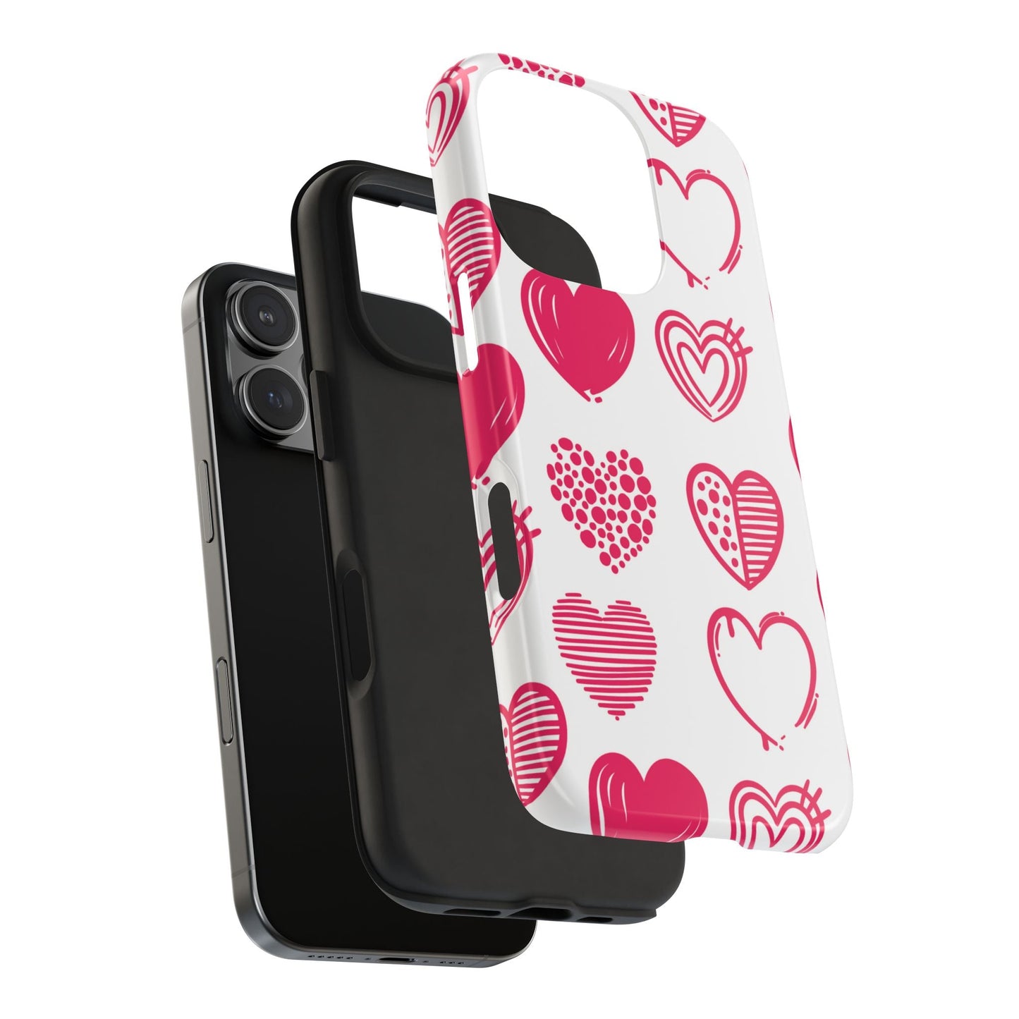 Funky Pink Hearts – iPhone Series Case - BOGO Cases