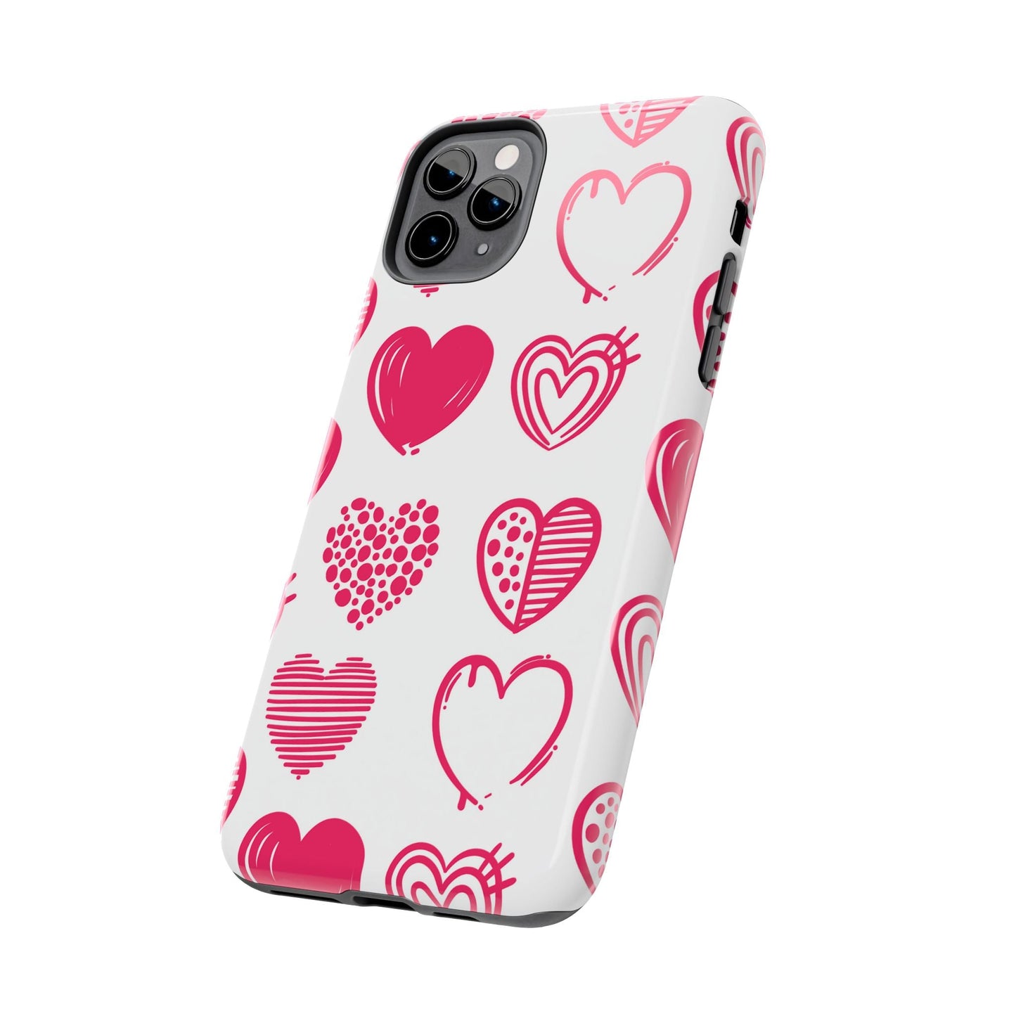 Funky Pink Hearts – iPhone Series Case - BOGO Cases