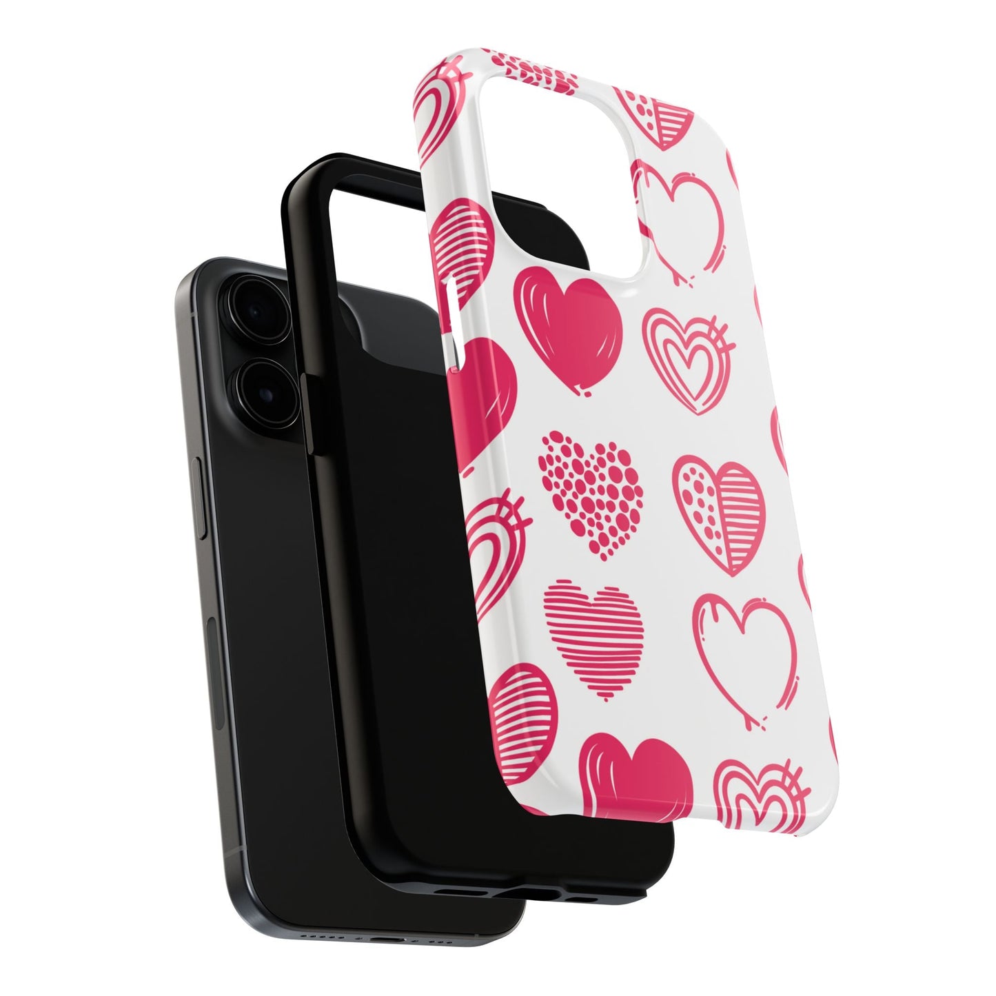 Funky Pink Hearts – iPhone Series Case - BOGO Cases
