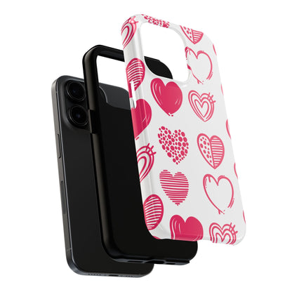 Funky Pink Hearts – iPhone Series Case - BOGO Cases