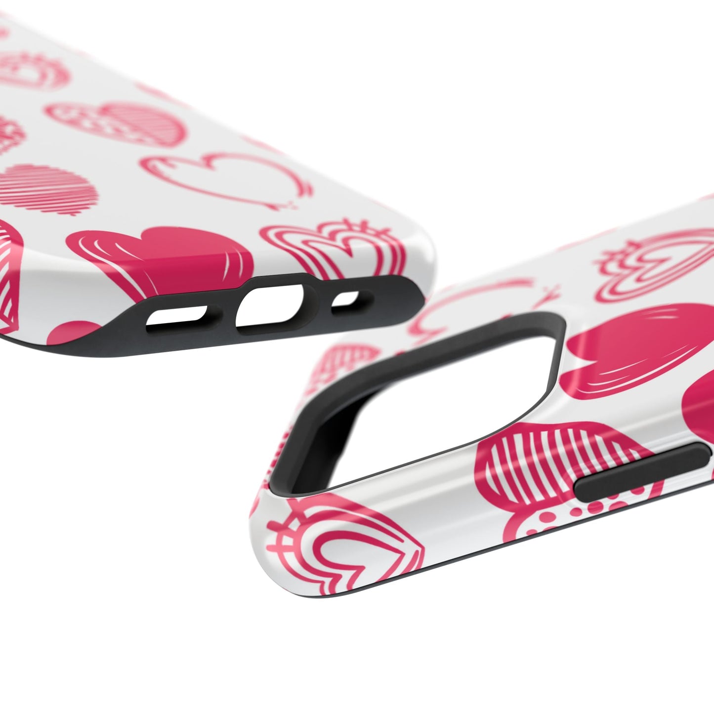 Funky Pink Hearts – MagSafe iPhone Case - BOGO Cases