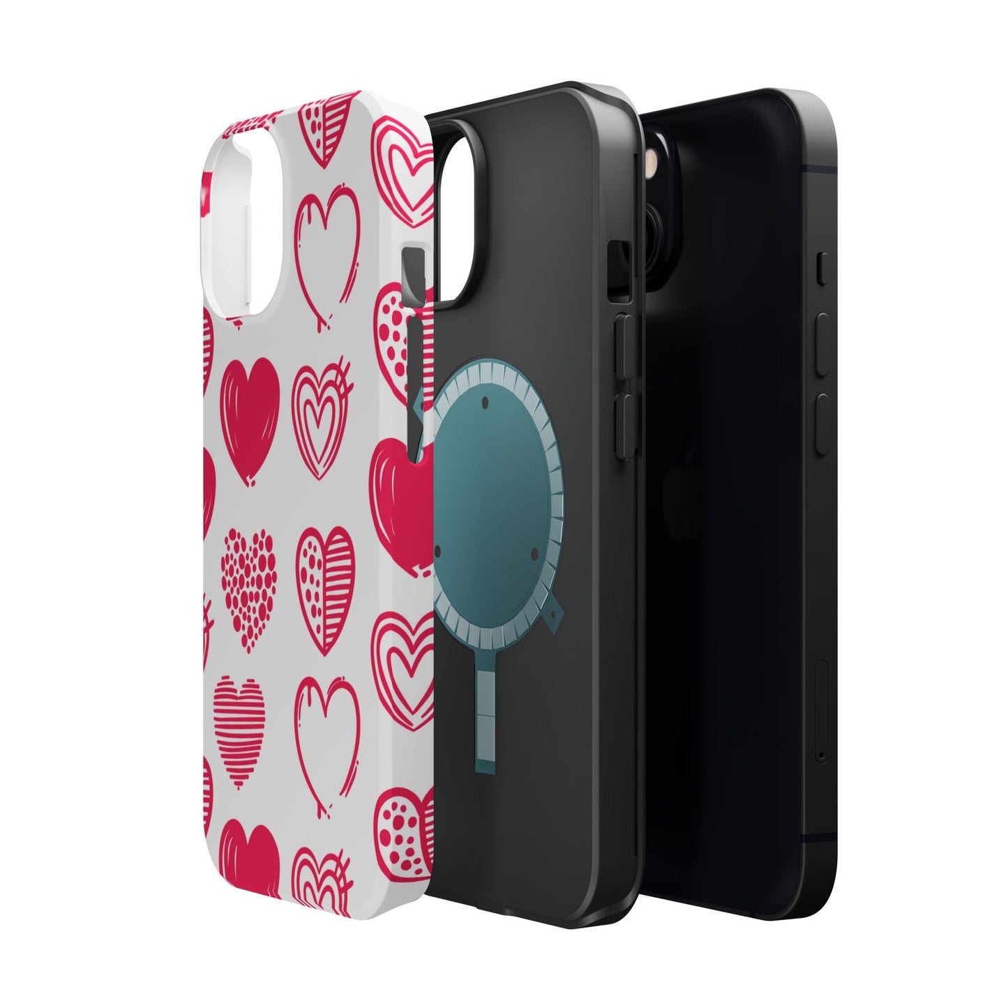 Funky Pink Hearts – MagSafe iPhone Case - BOGO Cases