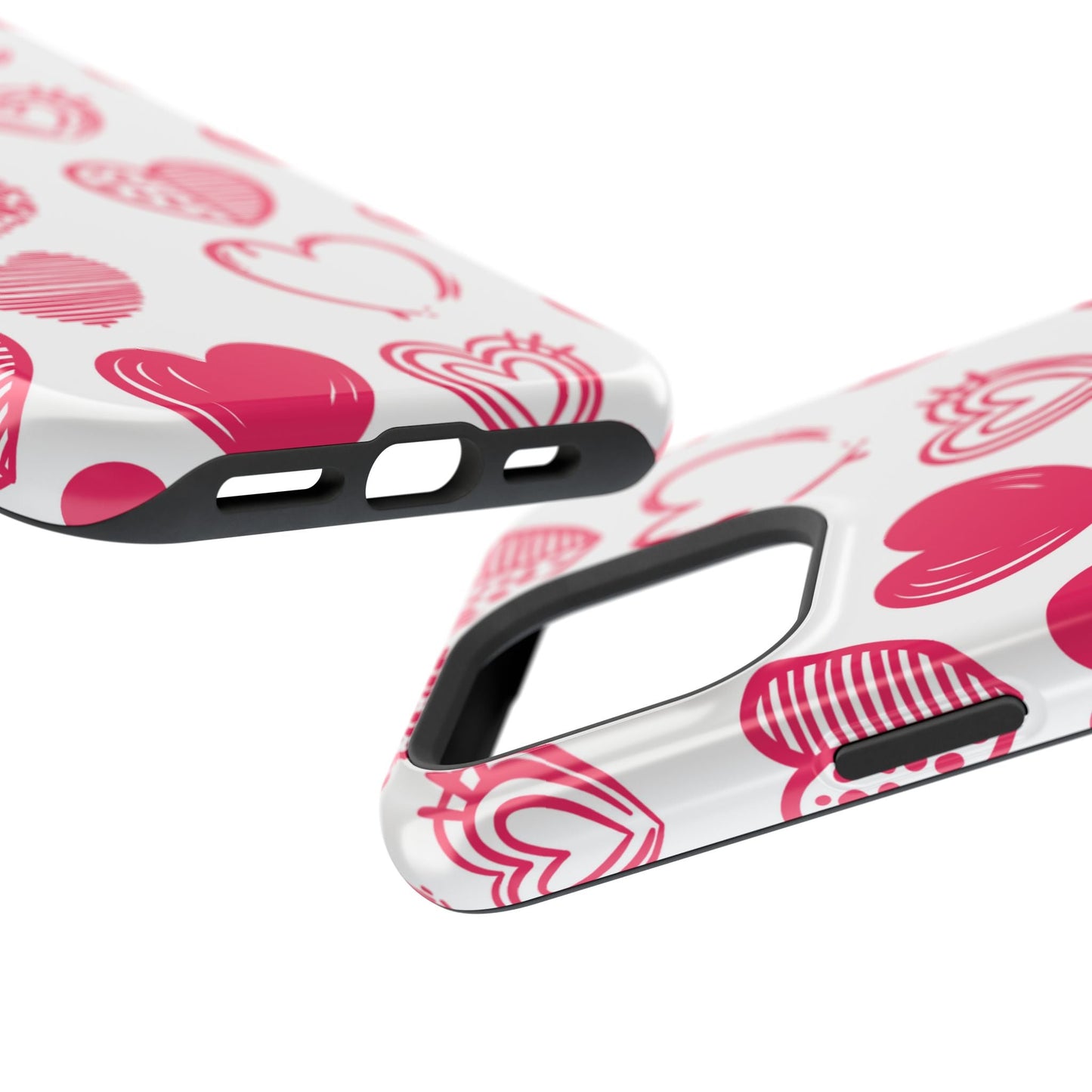 Funky Pink Hearts – MagSafe iPhone Case - BOGO Cases