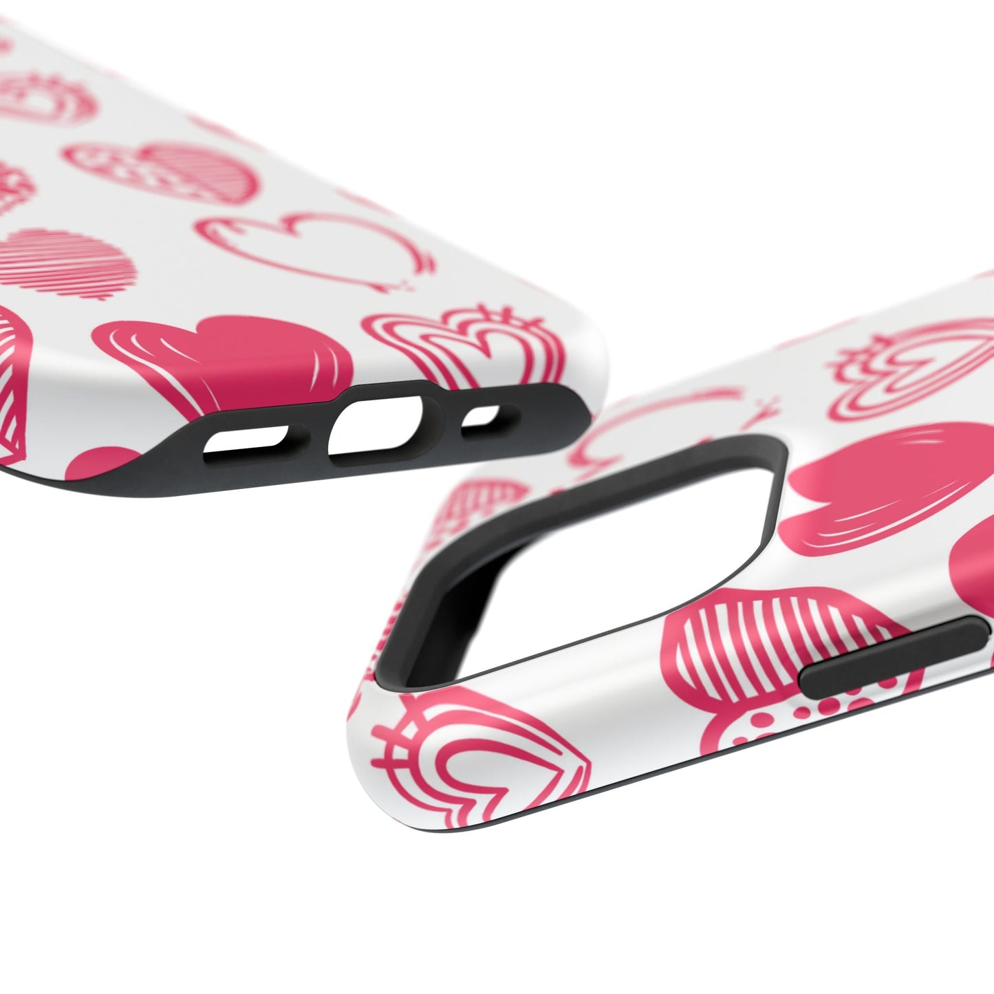 Funky Pink Hearts – MagSafe iPhone Case - BOGO Cases