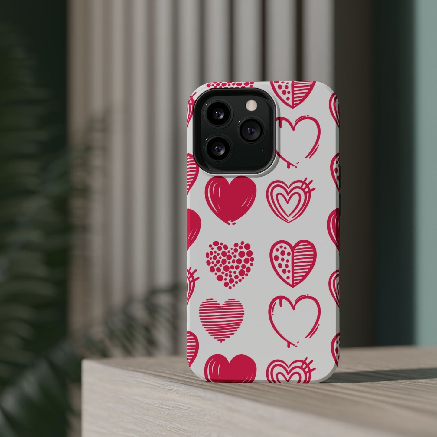 Funky Pink Hearts – MagSafe iPhone Case - BOGO Cases
