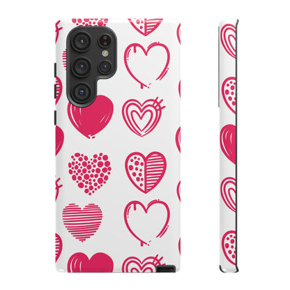 Funky Pink Hearts – Samsung Galaxy Case - BOGO Cases