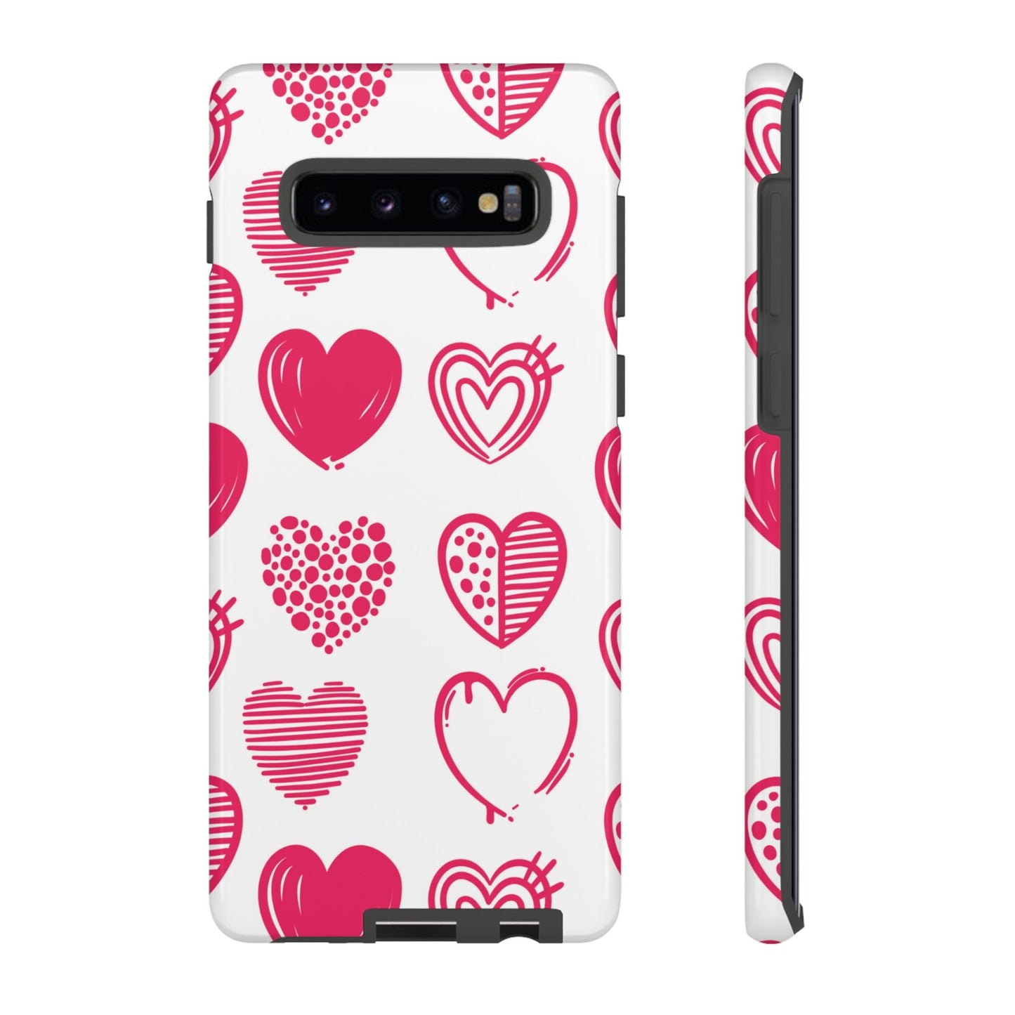 Funky Pink Hearts – Samsung Galaxy Case - BOGO Cases