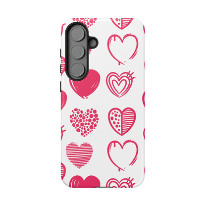 Funky Pink Hearts – Samsung Galaxy Case - BOGO Cases