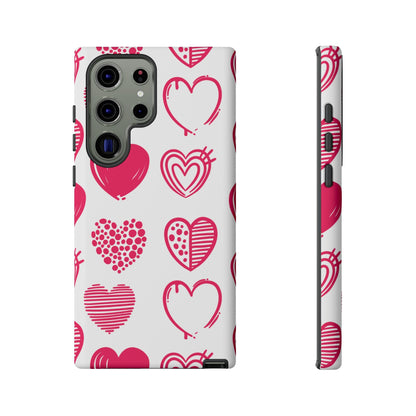 Funky Pink Hearts – Samsung Galaxy Case - BOGO Cases